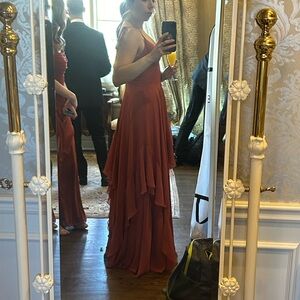 Azazie BARBIE Terracotta Bridesmaid Dress